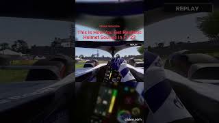 How To Get Realistic Helmet Sounds In F1 23 | #f1 #f123 #shorts #short #codemasters #f12023