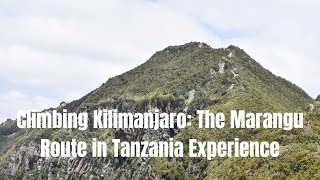 Climbing Kilimanjaro The Marangu Route in Tanzania Experience