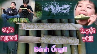 Tờ Ka Hờ | Làm Bánh Ống Bằng Cốm , Cực Ngon!!