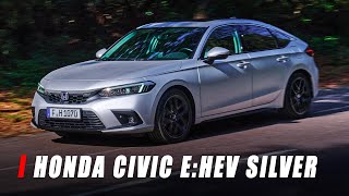 Honda Civic e:HEV Painted In The World's Silveriest Silver