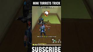 Mini Turrets Trick 🔥 New BR Renk Push Trick Part _ 7 #tricks #trick #shorts #freefire