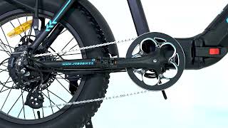 Journey into the JOBO Electric bike OEM Factory - N49 Foldable E-Bike Show Time!