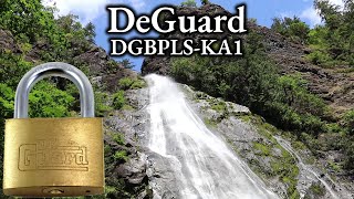 192) DeGuard DGBPLS-KA1 Padlock Picked at Rocky Brook Falls, Olympic National Park