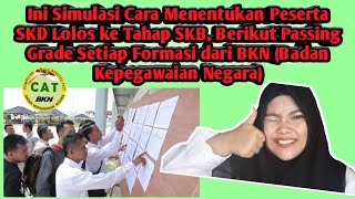 BKN: Simulasi Cara Menentukan Peserta SKD Lolos ke Tahap SKB, Berikut Passing Grade Setiap Formasi