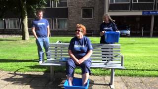 Linda Morris does the Ice Bucket Challenge