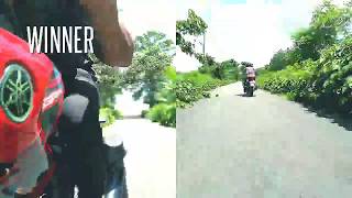 Drag race between - BAJAJ PULSAR 180 VS YAMAHA FAZER 150 V1