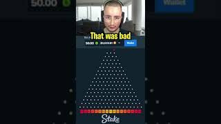 HUGE WIN On RISKY PLINKO!!.. (Stake Originals) #shorts #slots #casino #crashgame #plinko