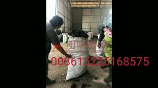 Wood Log Charcoal Making Machine! Coconut Shell Biochar Retort Kiln! Biomass Carbonization Stove!