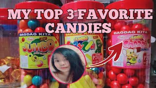 SARI SARI STORE UPDATE | MY TOP 3 FAVORITE CANDIES