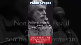 "Essere giudicati e valutati non mi fa paura." – Paolo Crepet 🎙️