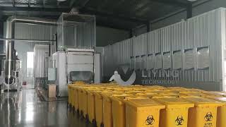 Medical waste microwave disinfection equipment