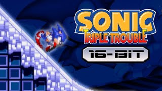 Making Sonic Triple Trouble 16-bit - ROBOTNIK WINTER TILES (LIVE)