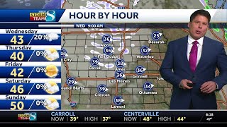 Iowa weather: Winds sticking around, snow a possibility for some