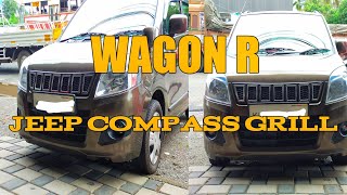 Wagonr front grill modification #wagonR #jeepgrill