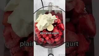 The Ultimate Guide to Weight loss Snacks Homemade Strawbery Yogurt. #shorts