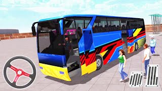 Uphill Coach Bus Driving Simulator 3D - Offroad Tourist Transport Driver - Android Gameplay