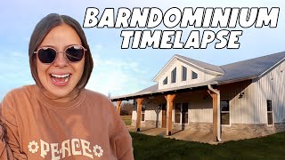 EPIC TIMELAPSE! Barndominium & Pole Barn