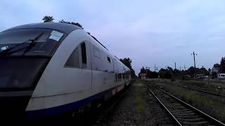 Tren InterRegio 1723 : Caracal- Sibiu soseste in gara Dragasani