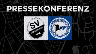 🔴 RE-LIVE: Pressekonferenz vor dem Spiel SV Sandhausen - DSC Arminia Bielefeld