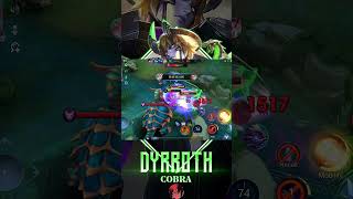 Fearless Dyrroth insane 1v2🔥 #shorts #ytshorts #shortsfeed2024 #mlbb #shortvideo #shortsviral