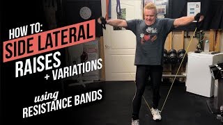 How to do Side Lateral Raises Variations with Resistance Bands: Best Resistance Bands Exercises!