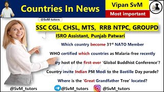 Countries in news 2023 | Current affairs today | Hindi + Eng | Daily current affairs 2023