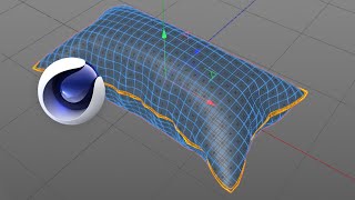 Pillow in Cinema 4D (Cloth)