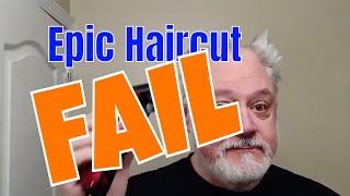 Epic Haircut Fail with Clippers by hairdresser while in Quarantine