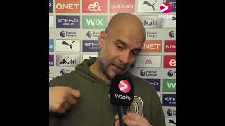 Manchester City 1 - 2 Brentford | Pep Guardiola post-match interview "The better team won"