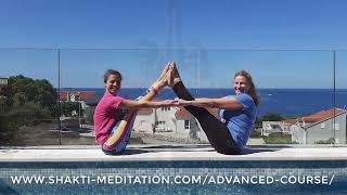 Morning Yoga in Shakti Yoga Summer Retreats, Ananda Ma