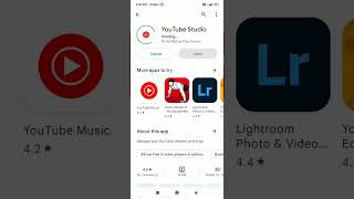 How to download yt studio for youtube || play store