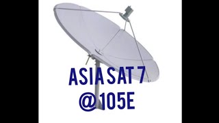 Asiasat 7 105e channel list❤️❤️