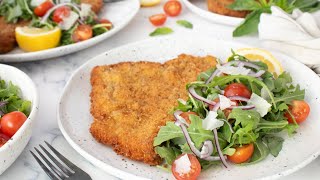 Crispy Veal Milanese With Arugula Recipe