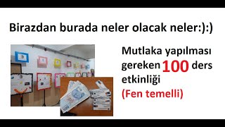 Mutlaka yapılması gereken etkinlikler.