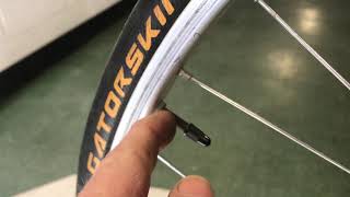 MSU Bikes - Bike tube valve jam nuts explained