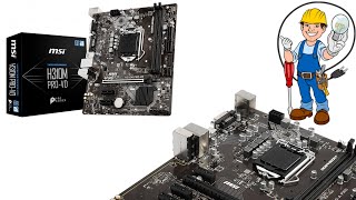 MSI H310 PC Motherboard Repair, Vrm section problem