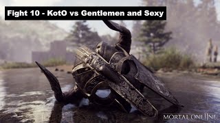 Mortal Online 2 - Fight 10 - KotO vs Gentlemen and Sexy - Wolfpack 3 Way - We Wipe - GF