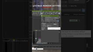 3ds Max Best render setting #3dsmax  #render