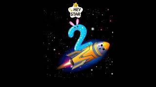 Space Party - Numbers with Rockets - Baby Sensory #shorts