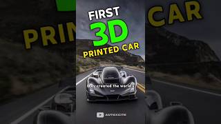 World's First 3D Printed Hypercar !!