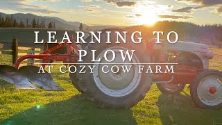 Breaking Ground- a new experience learning to plow on the 8n