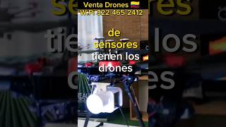 ¿Qué tipos de sensores tienen los drones?