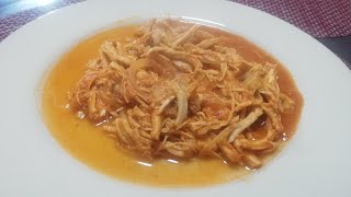 CÓMO PREPARAR TINGA DE POLLO