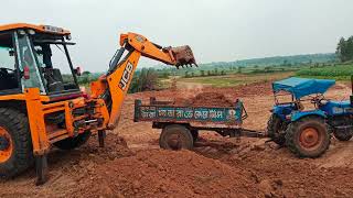 JCB loading sonalika 740