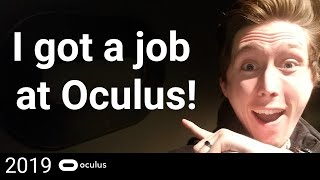 Road To Riot (Games): I Got A Job At Oculus!!