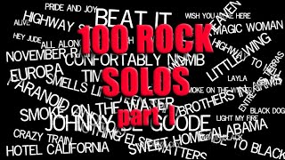 100 ROCK SOLOS  From A to Z (part I)