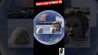 Giant Lady In Water On Google Earth 😱 #shorts #youtubeshorts #shortsfeed #googleearth #lady #map