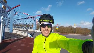 Nantes Ancenis à vélo cyclotouriste entre les averses ☑️📍☀️🌧