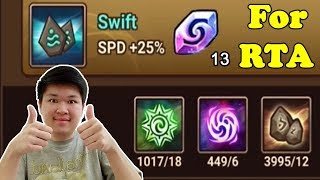 Summoners War - Crafting Swift Runes & Reappraising Ancient Rune for RTA!