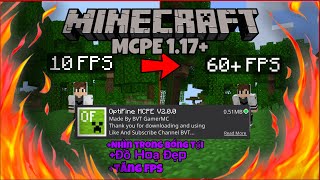 Optifine Giảm Lag MCPE 1.17+ [BoHarryVN]/Nhìn trong bóng tối,đồ hoạ đẹp,tăng FPS✔️